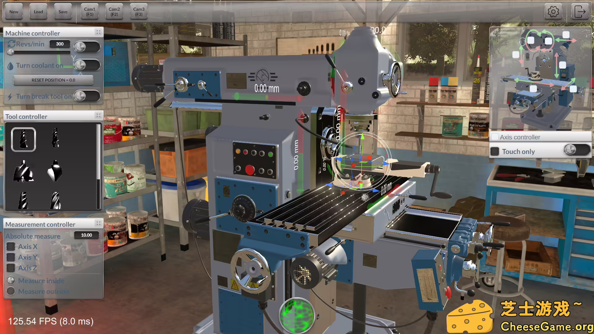 [PC]铣削机模拟器/Milling machine simulator