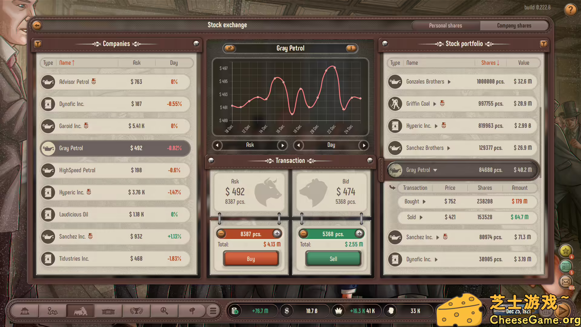 [PC]富豪/财阀崛起/Plutocracy