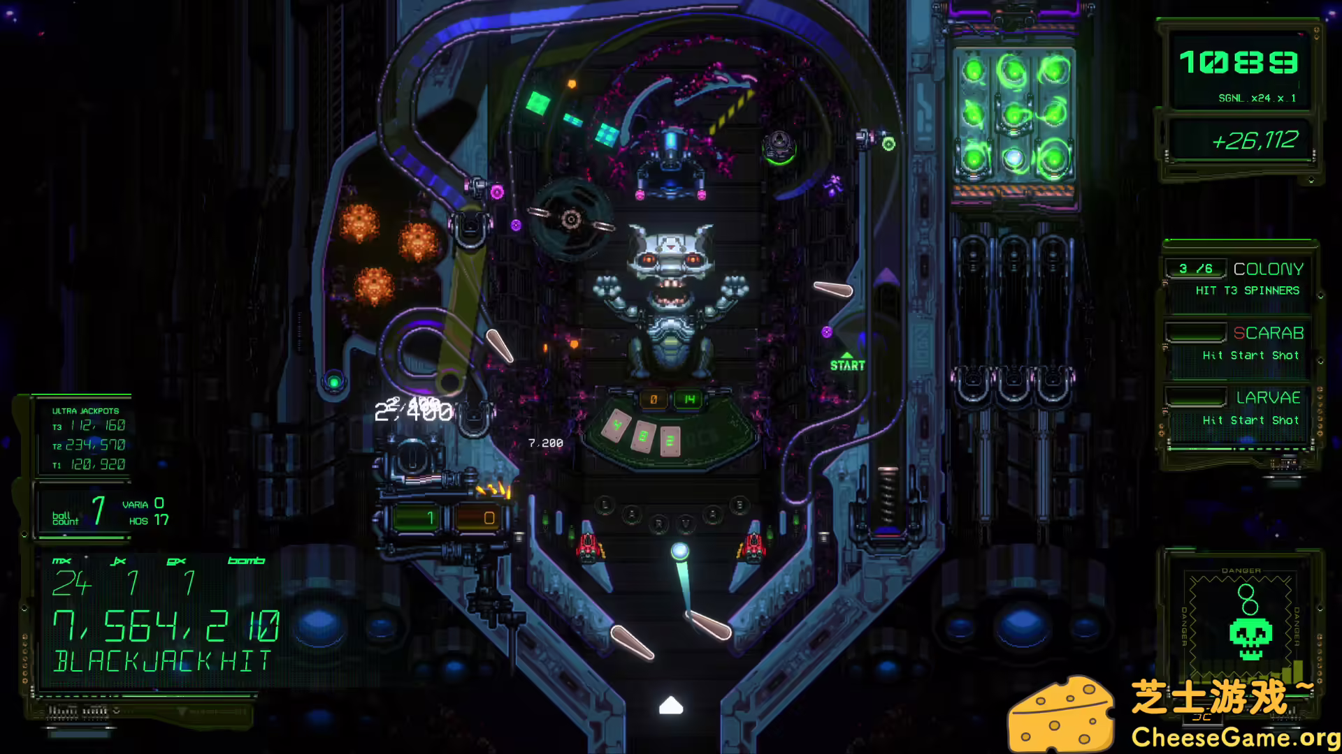 [PC]异种弹珠/XENOTILT: HOSTILE PINBALL ACTION