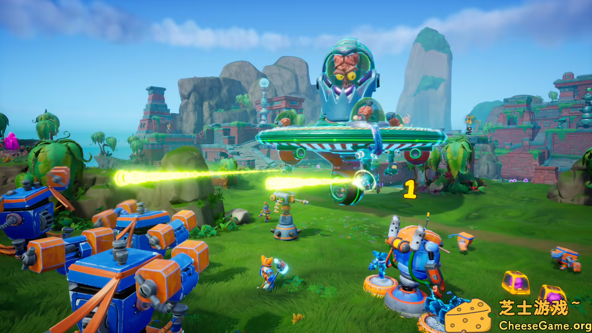 [PC]脑怪来袭！脑晶保卫战/Chip ‘n Clawz vs. The Brainioids