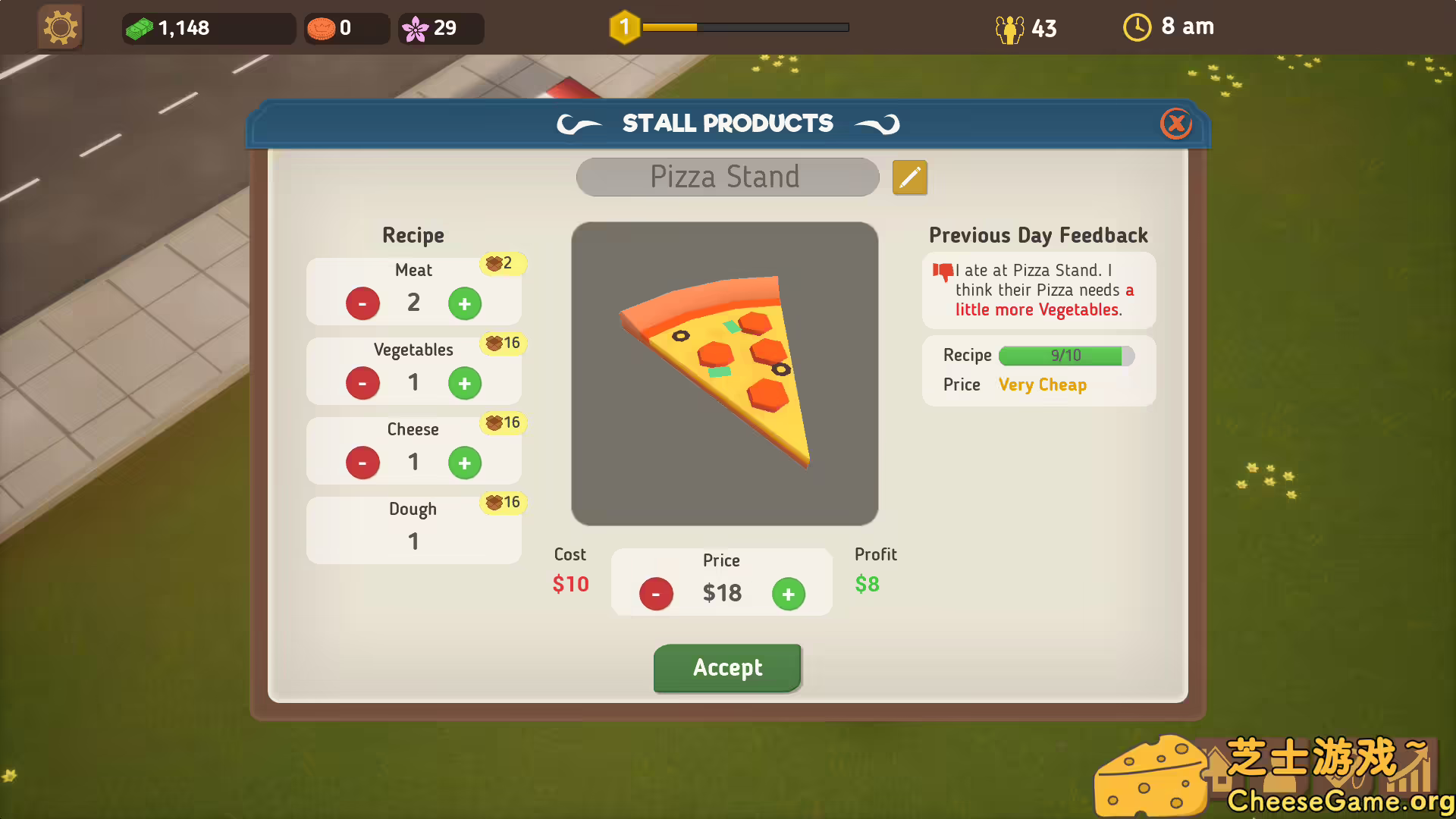 [PC]美食公园经理/Food Park Manager