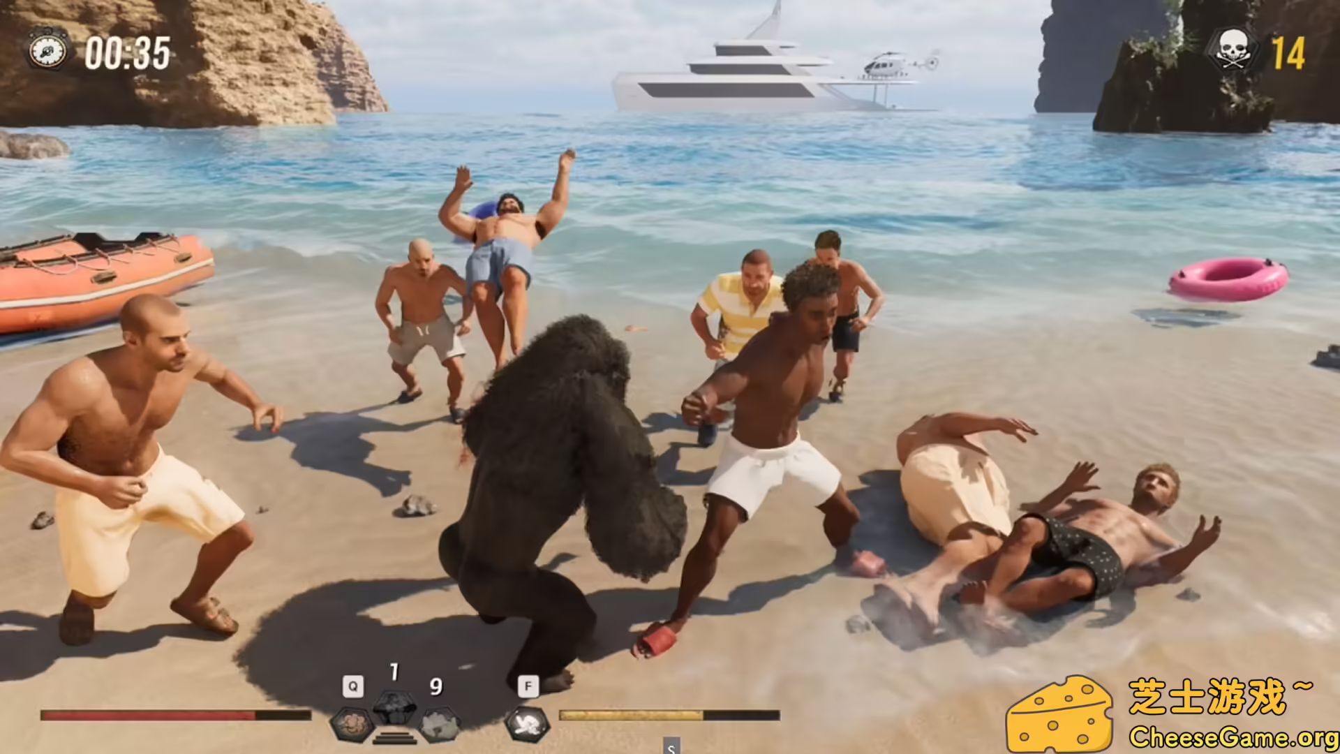 [PC]猩猩对战100个男人/Gorilla Vs 100 Men