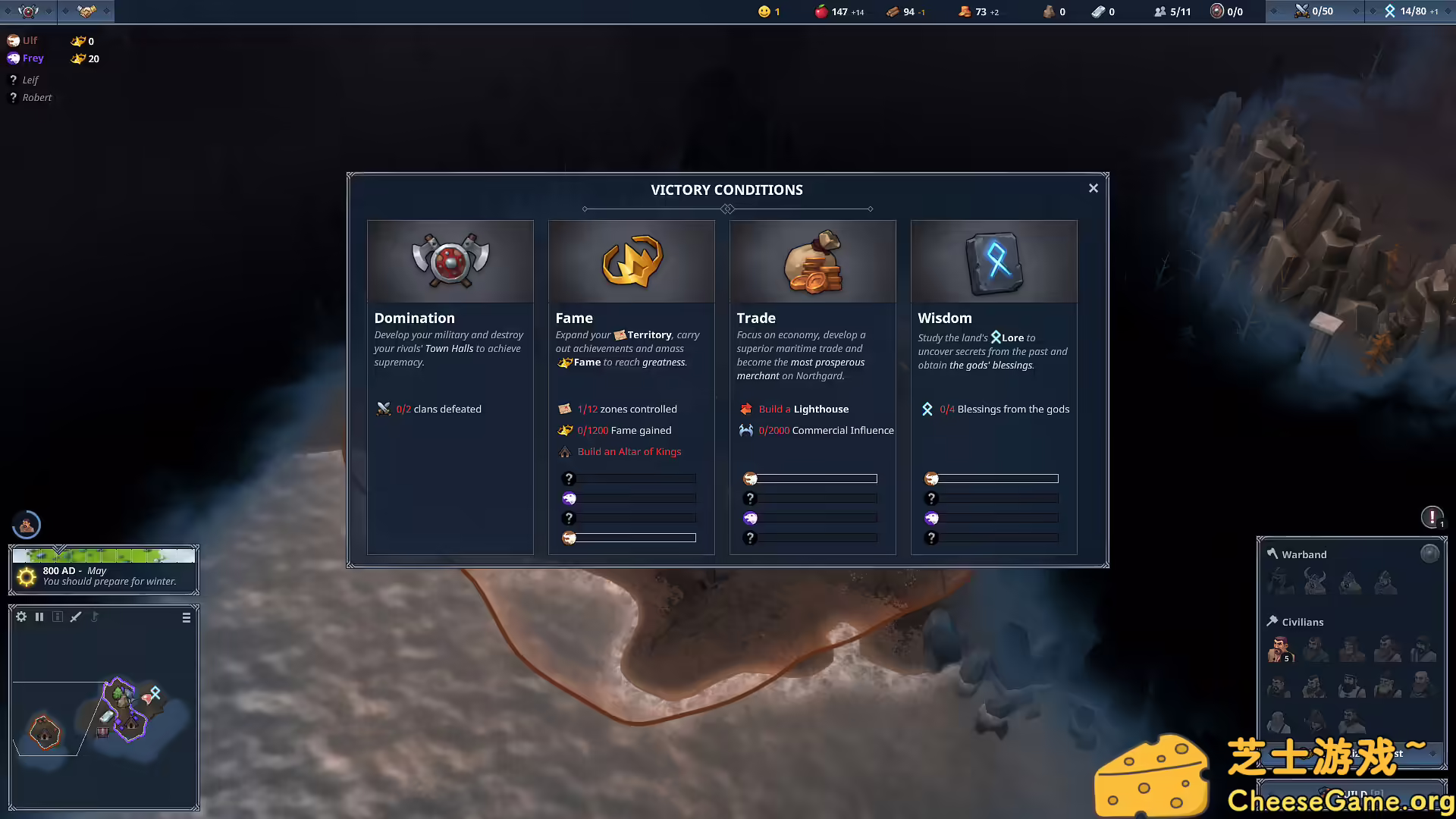 [PC]北加尔/Northgard/支持网络联机