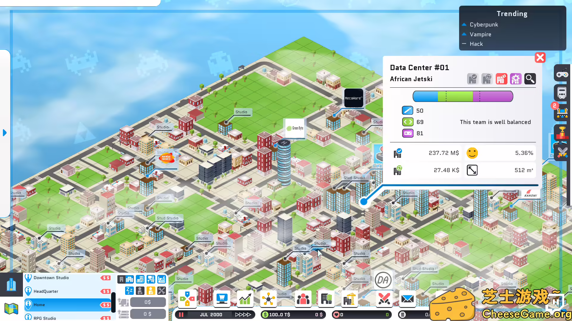 [PC]城市游戏工作室/City Game Studio: a tycoon about game dev