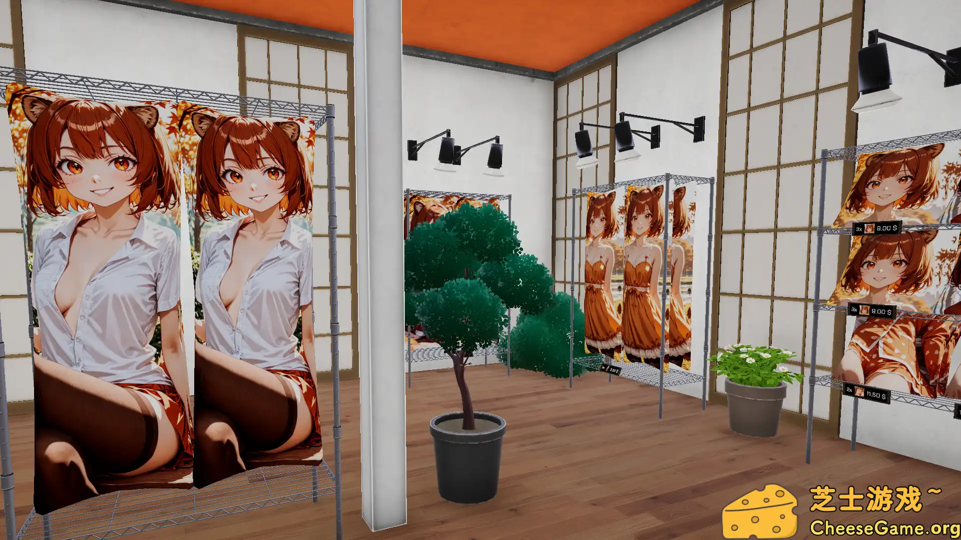[PC]商店模拟器：抱枕/Shop Simulator: Waifu Pillows