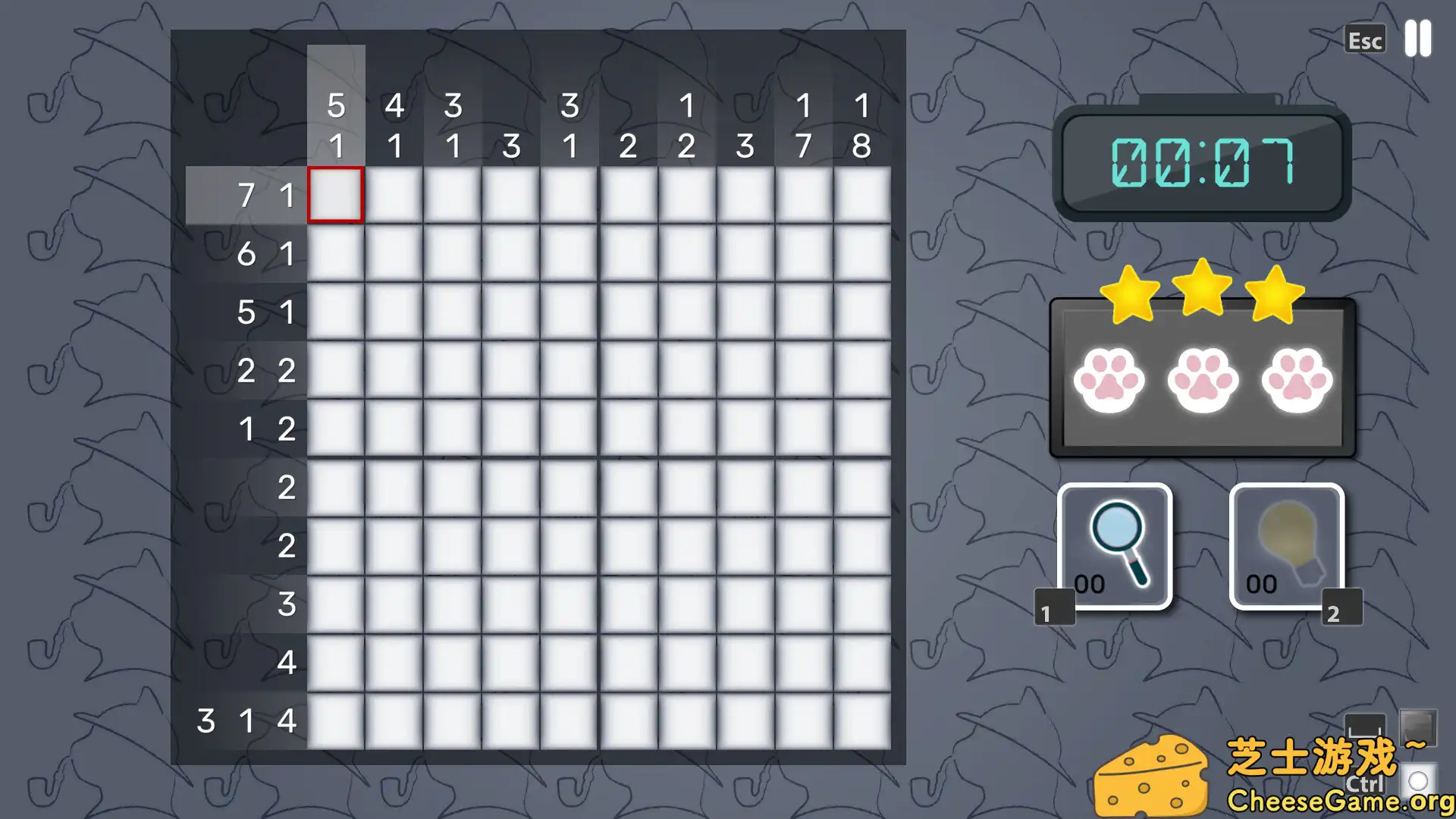 [PC]夏洛克猫·福尔摩斯绘图方块/SherloCAT Holmes Nonogram