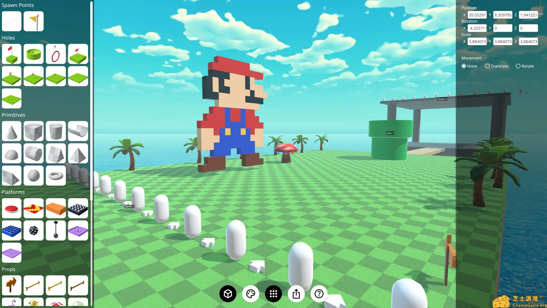 [PC]多人平台高尔夫/Multiplayer Platform Golf/支持网络联机