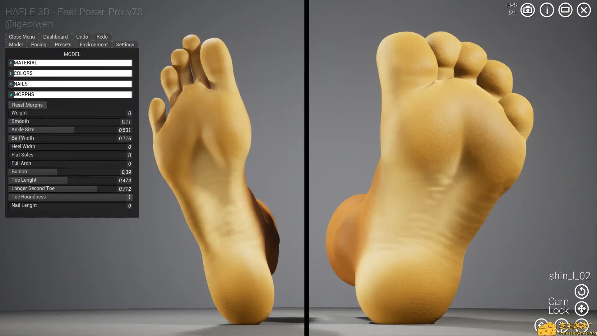 [PC]足部造型模拟器 - 专业版/HAELE 3D - Feet Poser Pro