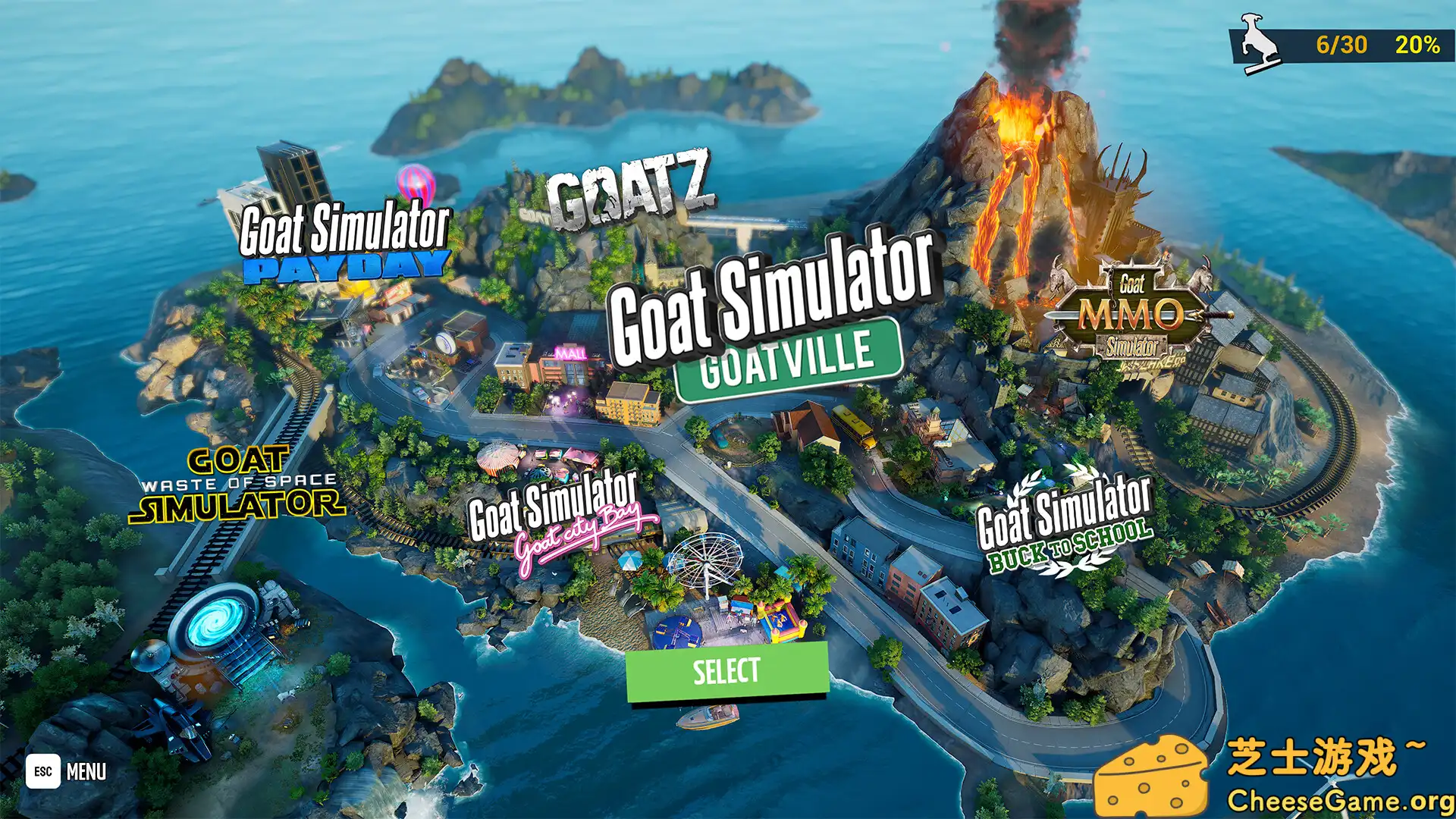 [PC]山羊模拟器：重制版/Goat Simulator: Remastered
