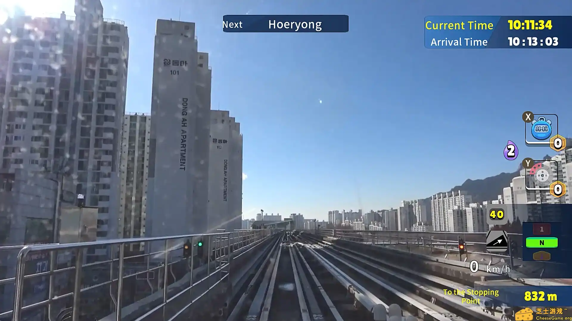 [PC]韩国轨道驾驶之旅：轻轨乌镇部/Korean Rail Driving Tour-LRT Uijeongbu