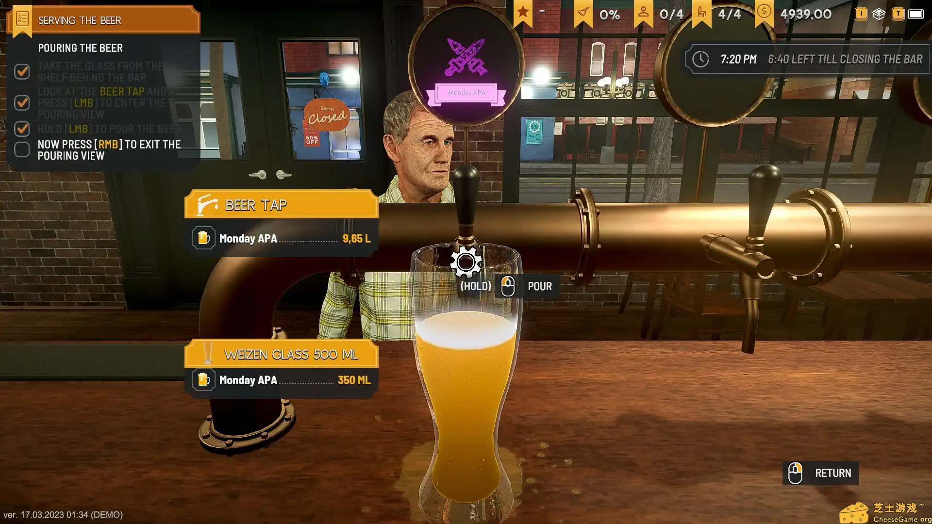 [PC]精酿酒吧模拟器/Brewpub Simulator
