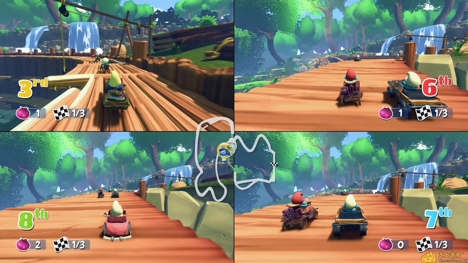 [PC]蓝精灵卡丁车/Smurfs Kart