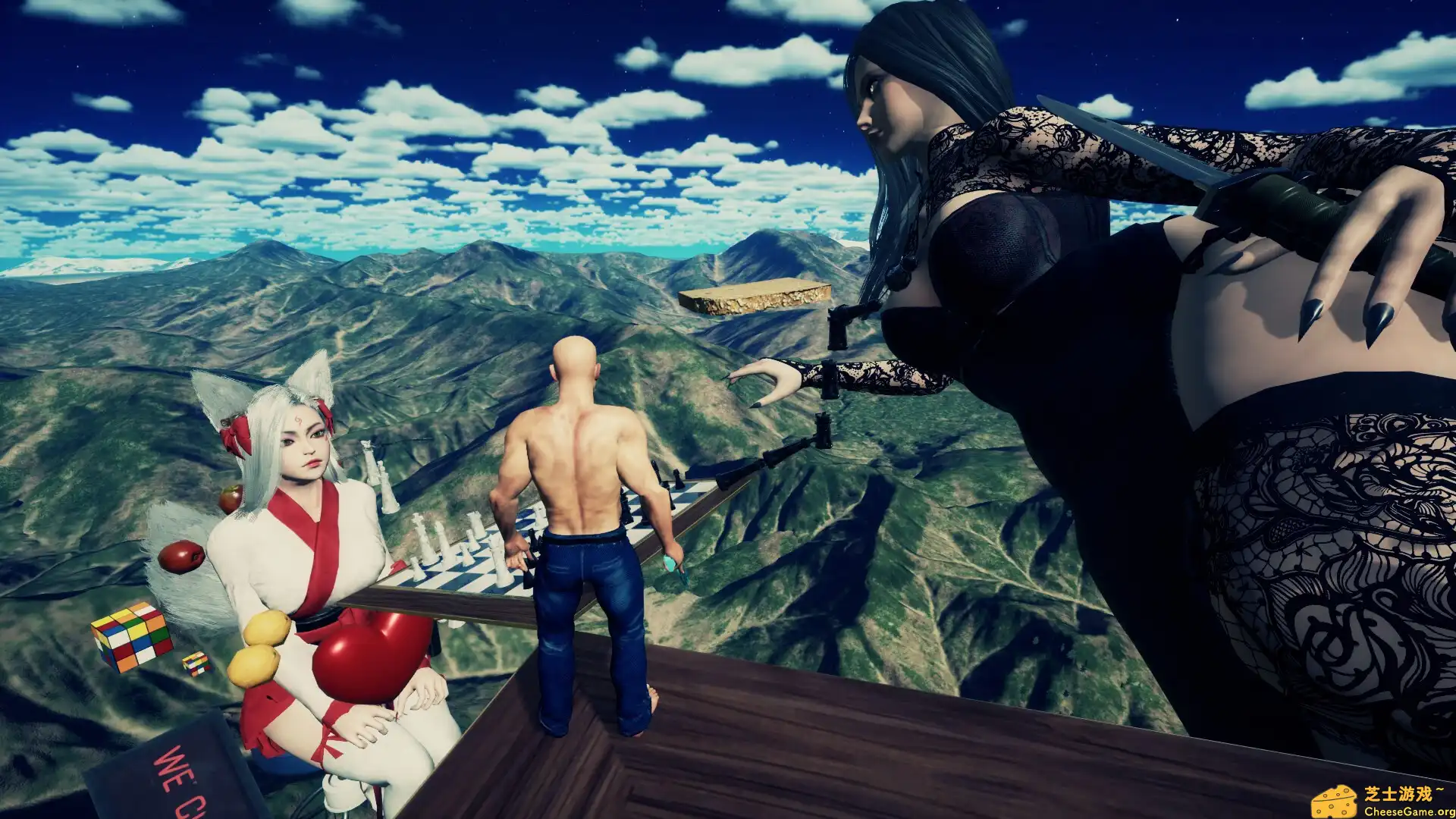 [PC]秃头男子攀登/Bald Man Climbs Up