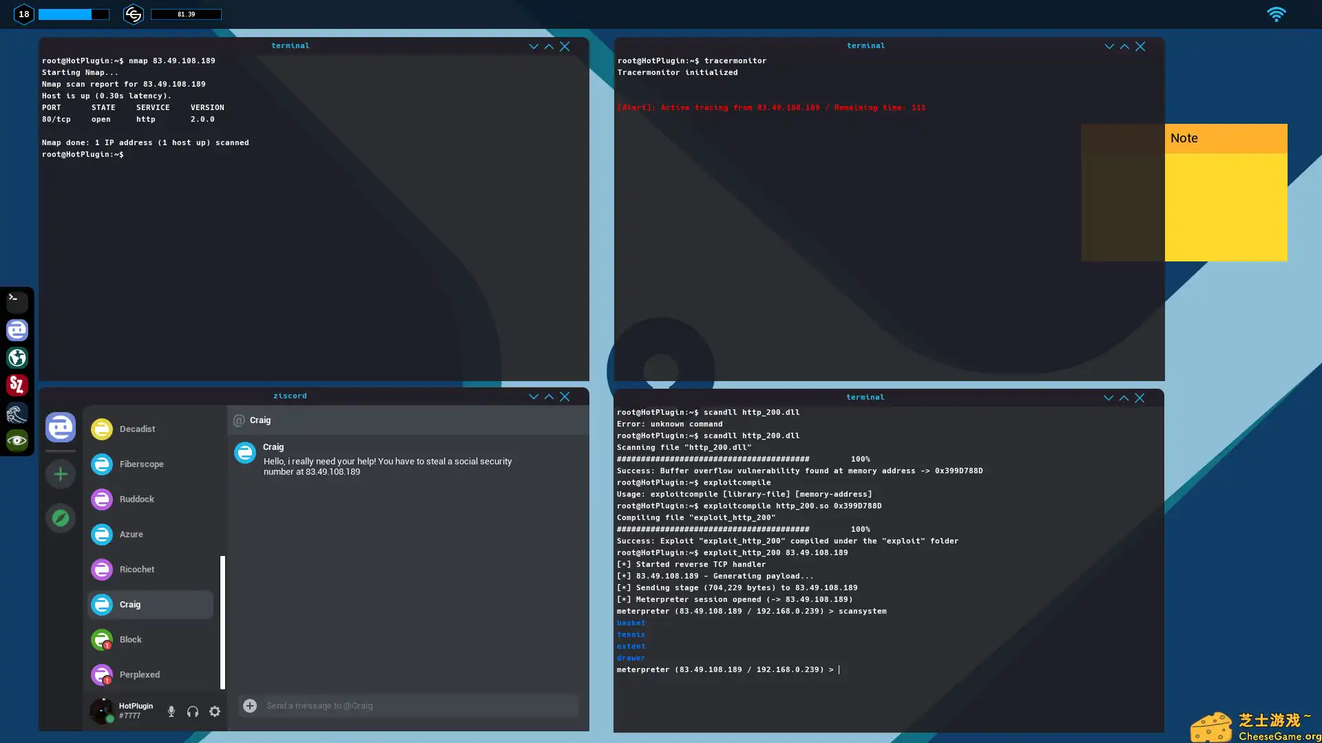 [PC]黑客模拟器/Hacker Simulator