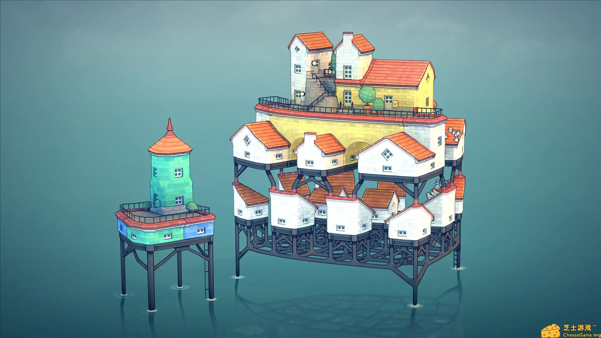 [PC]城景/城镇叠叠乐/城市景观/Townscaper