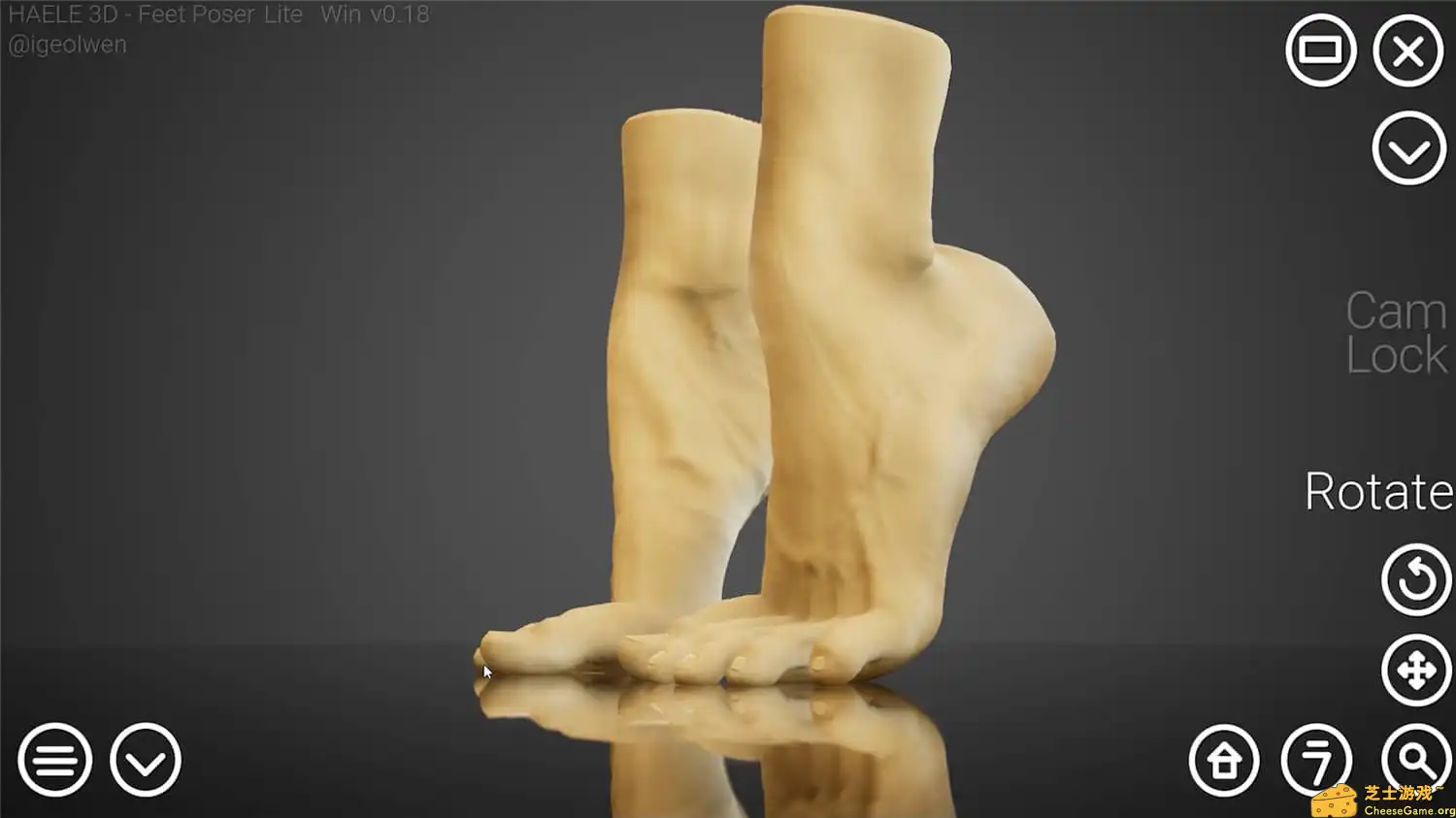 [PC]足部造型模拟器/HAELE 3D – Feet Poser Lite