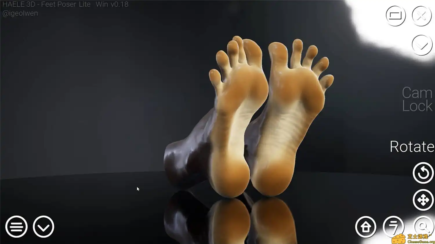 [PC]足部造型模拟器/HAELE 3D - Feet Poser Lite