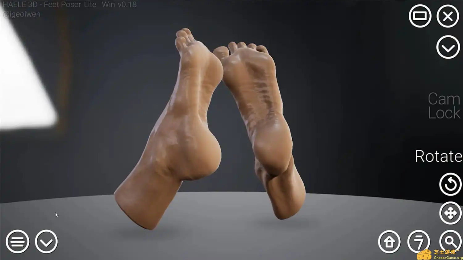 [PC]足部造型模拟器/HAELE 3D - Feet Poser Lite