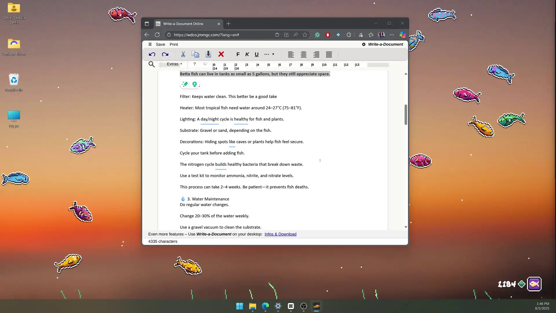 图片[5] [PC]你搁这养鱼呢/Desktop Fishes | 游戏截图