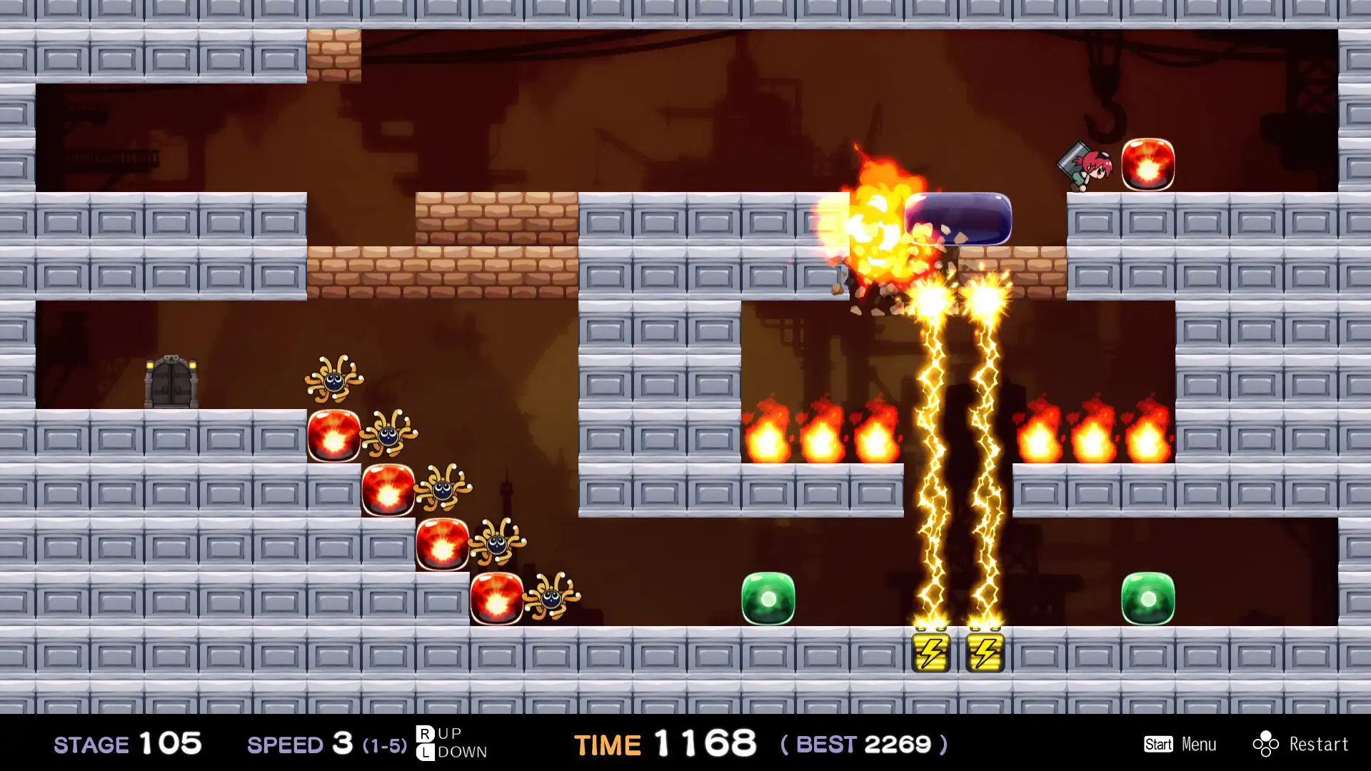 图片[1] [PC]粉碎谜题：锤子先生/Crash Puzzle Hammer-San | 游戏截图