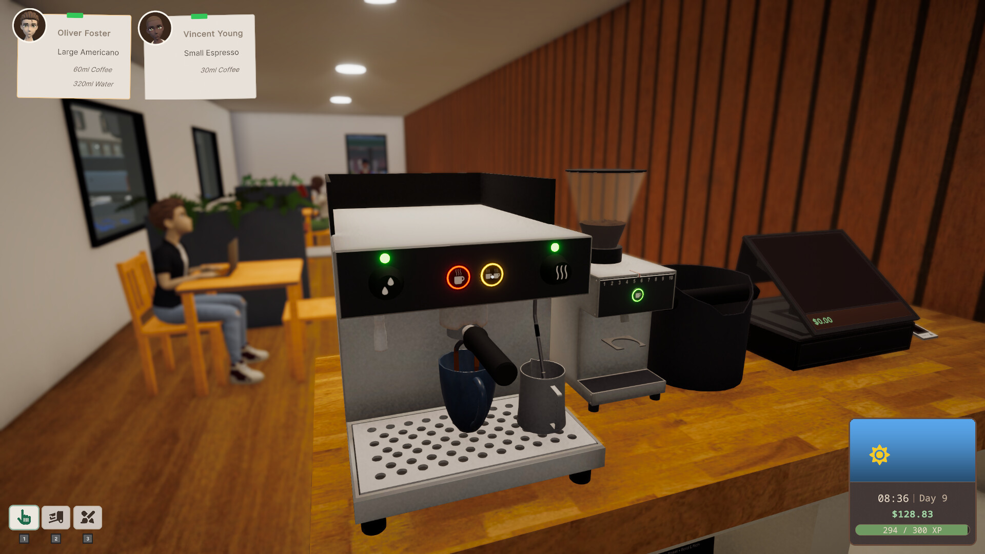 图片[1] [PC]杯与吧台：咖啡店模拟器/Cup and Counter: Coffee Shop Simulator | 游戏截图