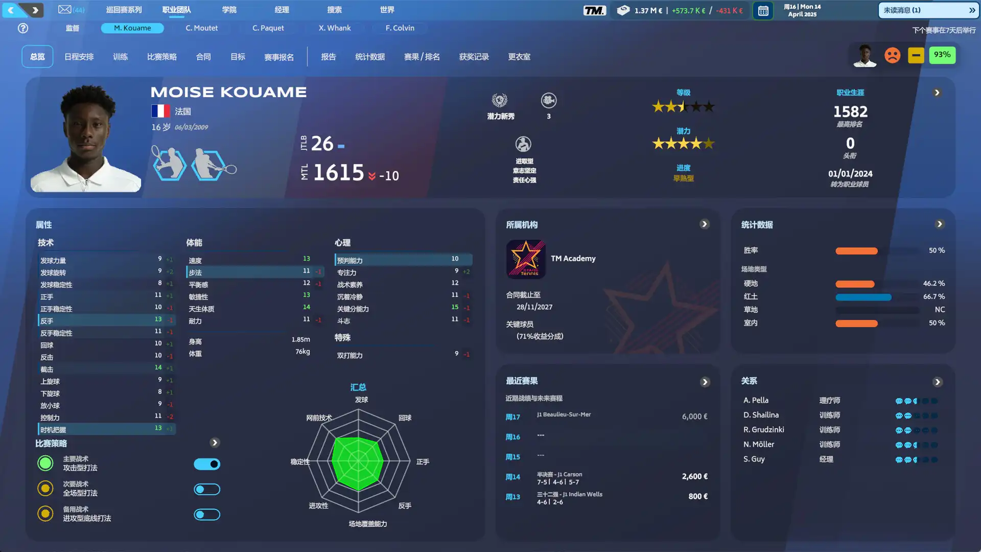 [PC]网球经理25/Tennis Manager 25