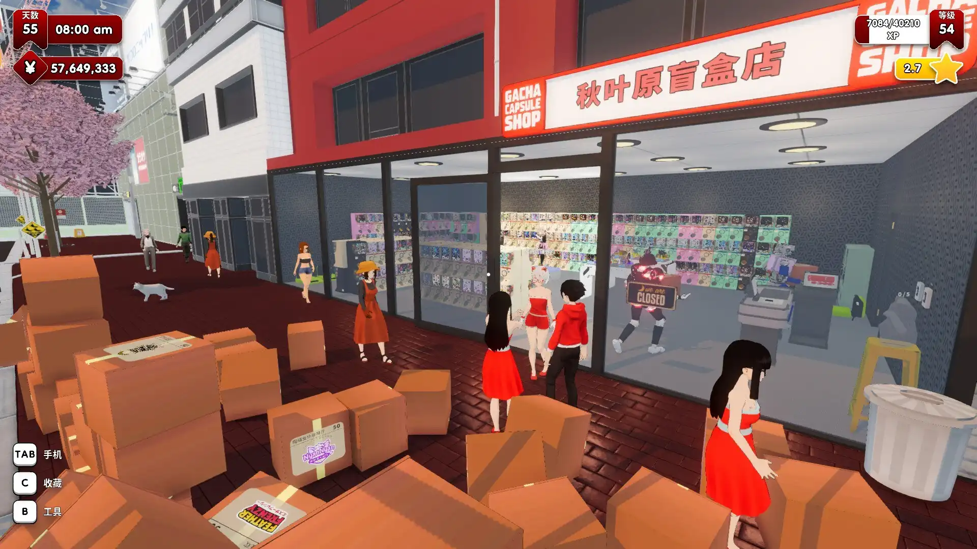 图片[5] [PC]秋叶原盲盒店模拟器/Gacha Capsule Shop Simulator - Akihabara | 游戏截图