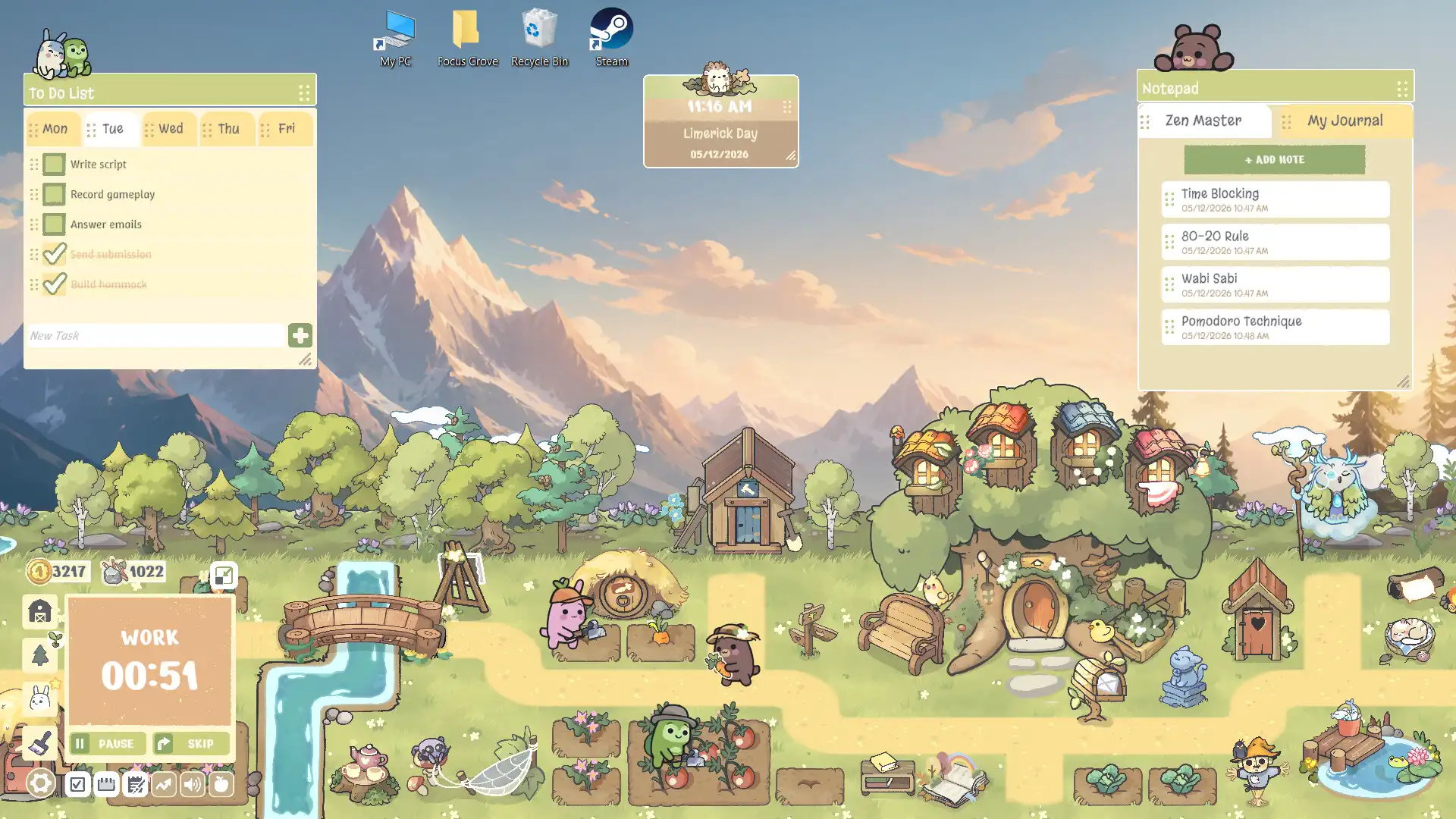 图片[1] [PC]专注森林/Focus Grove | 游戏截图