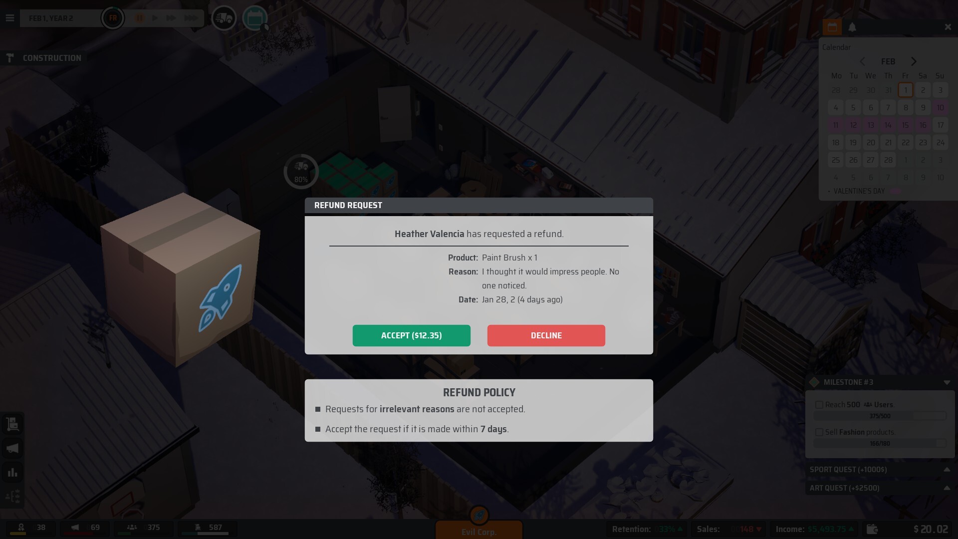 图片[2] [PC]电商大亨/E-Shop Tycoon | 游戏截图