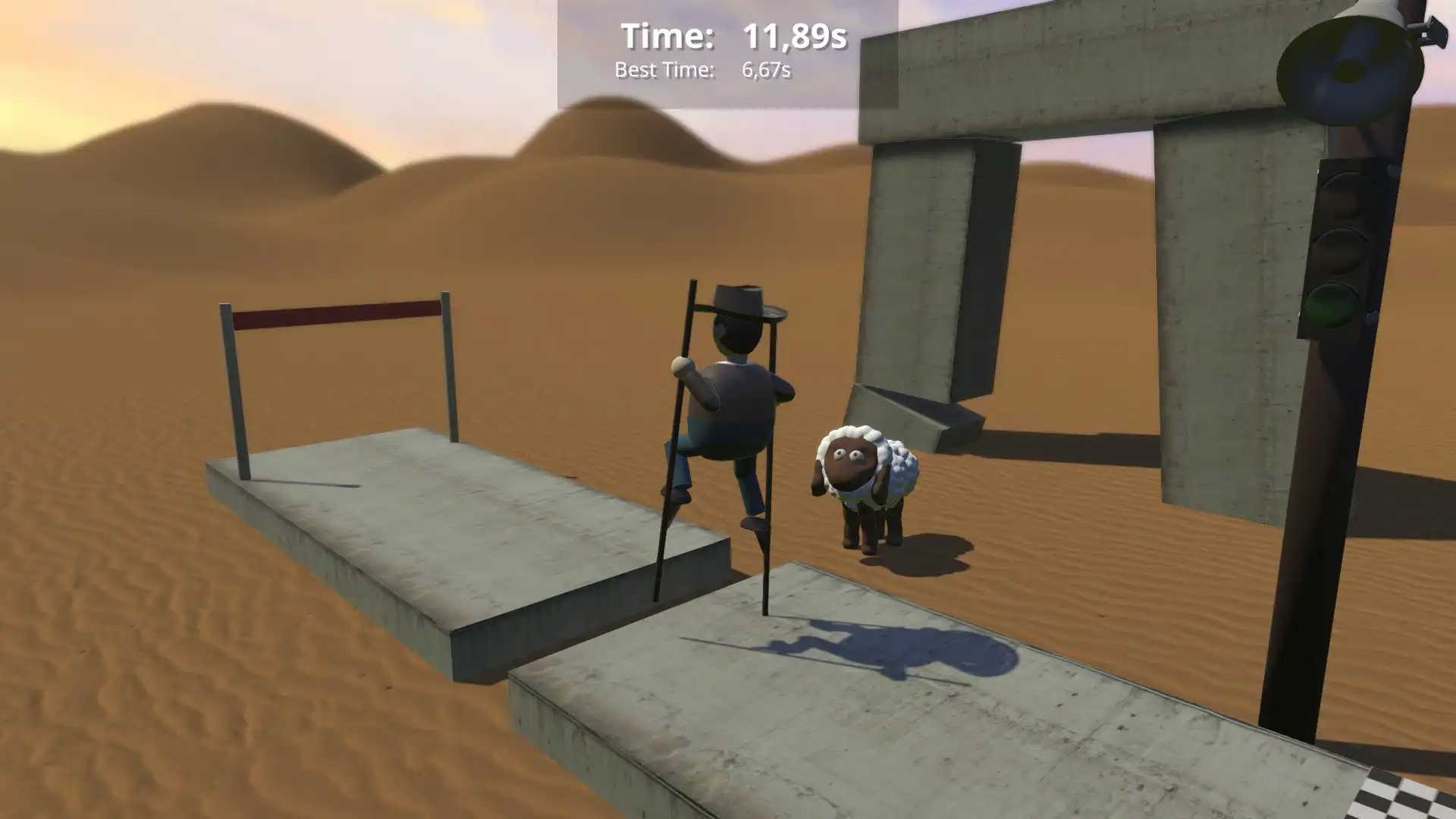 [PC]高跷男踩竹马/Stilt Fella
