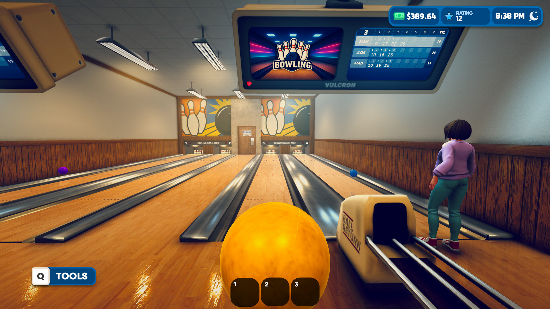 图片[1] [PC]保龄球馆模拟器/Bowling Alley Simulator | 游戏截图