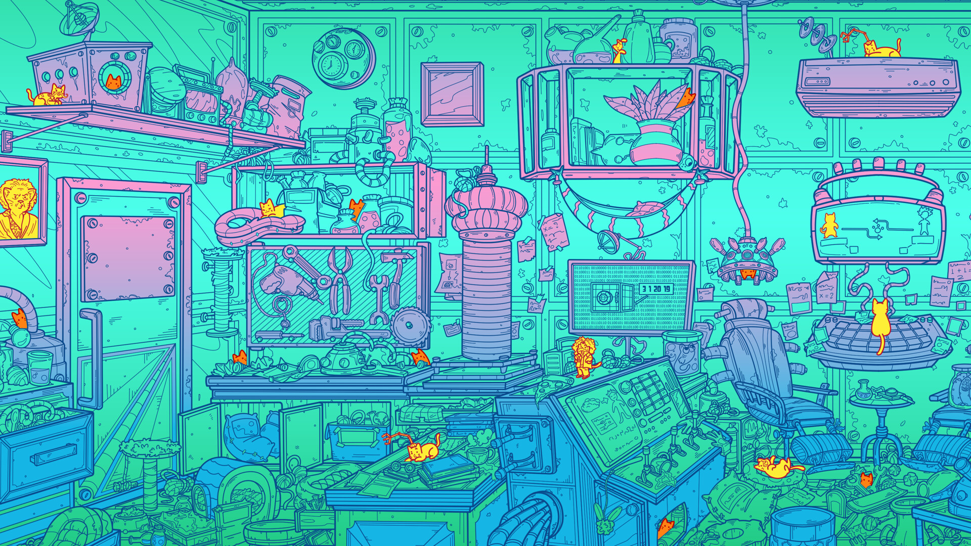 图片[1] [PC]满屋猫咪/Flats Full of Cats                            新游发布 | 游戏截图