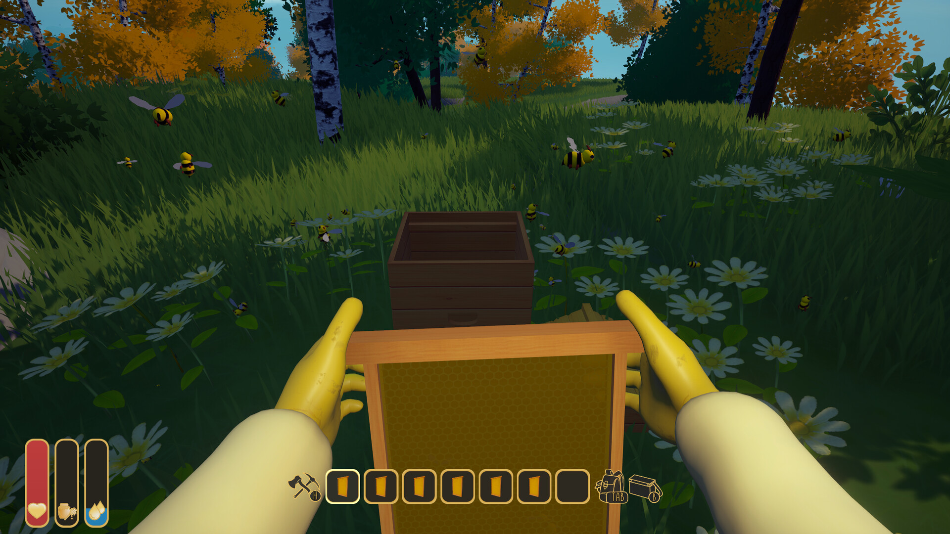 图片[1] [PC]浮空岛养蜂人/Island Beekeeper | 游戏截图