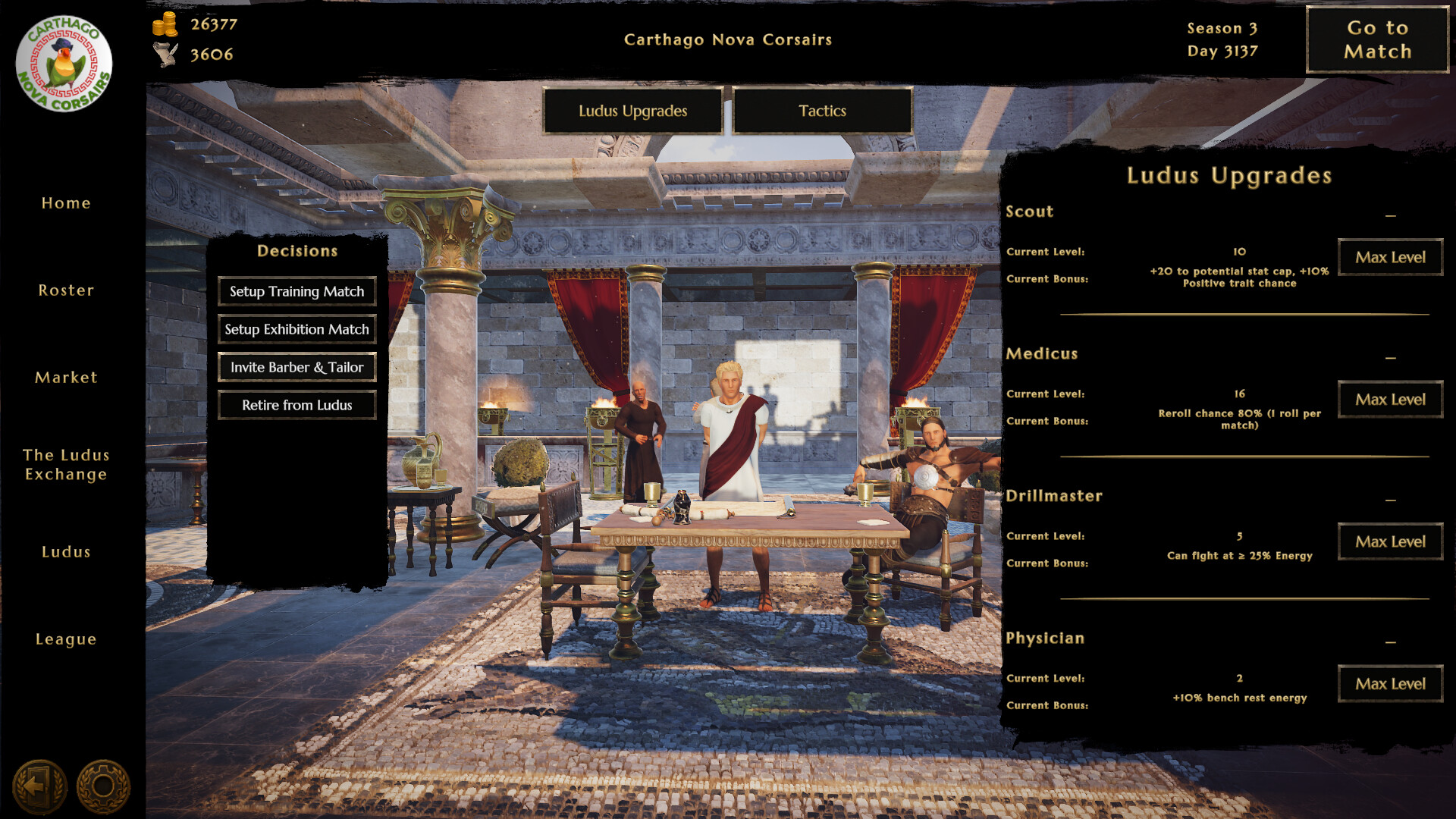 图片[4] [PC]伟大角斗士学院：角斗士管理模拟器/Ludus Magnatus: Gladiator Manager Simulator | 游戏截图