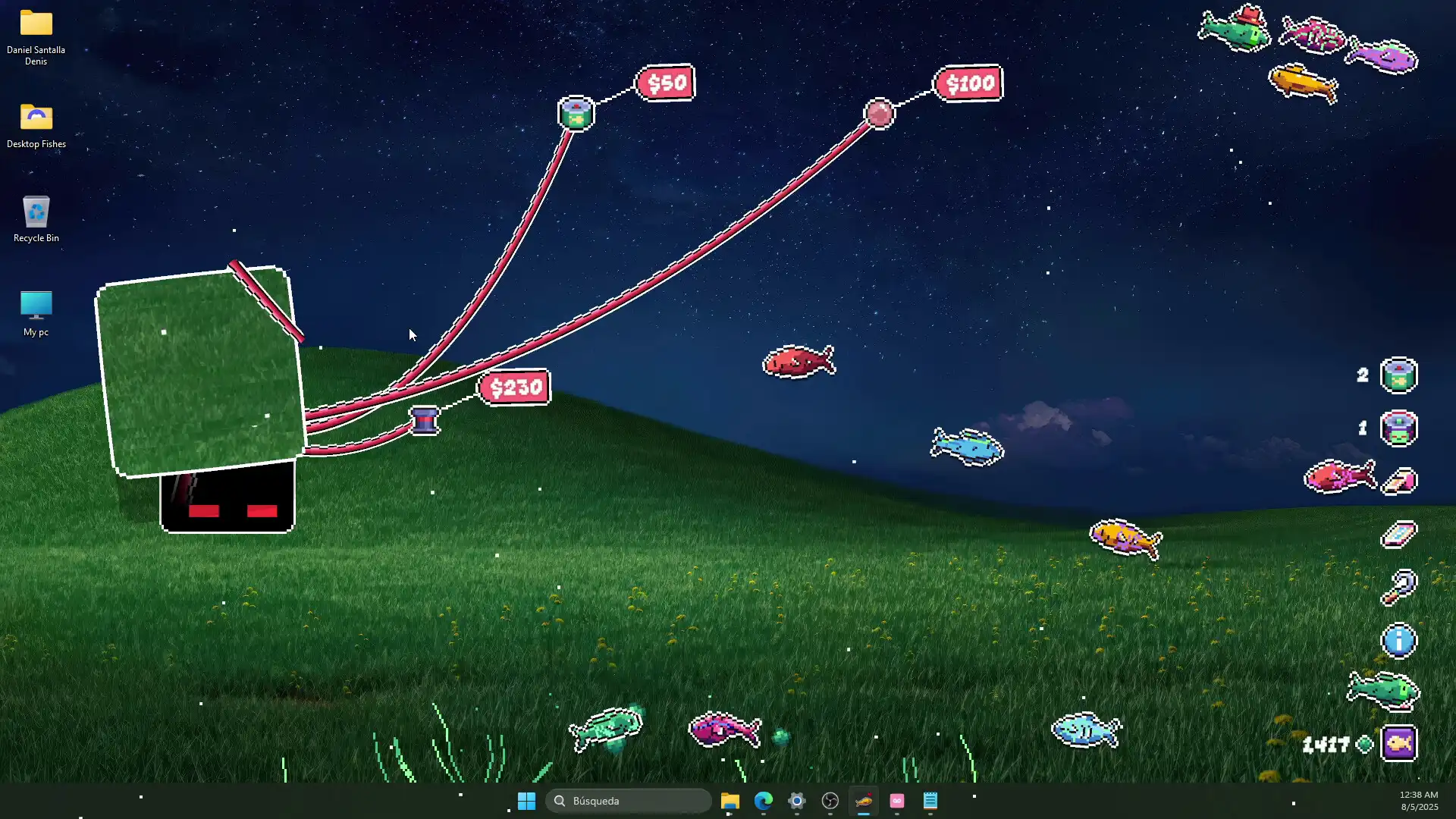 图片[3] [PC]你搁这养鱼呢/Desktop Fishes | 游戏截图