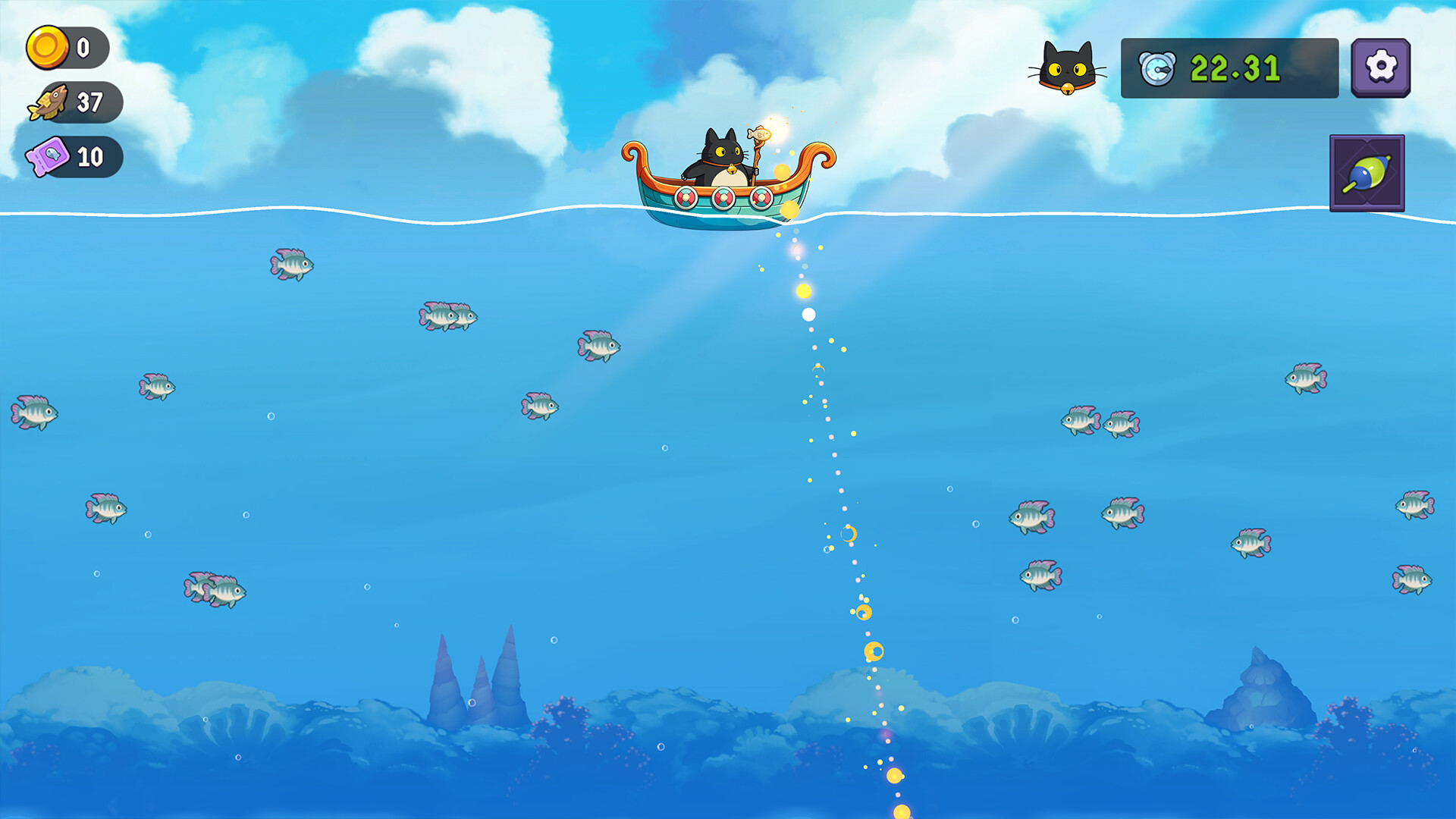 图片[2] [PC]悠哉捕鱼/Fish to Cats: Catch & Feed                            新游发布 | 游戏截图