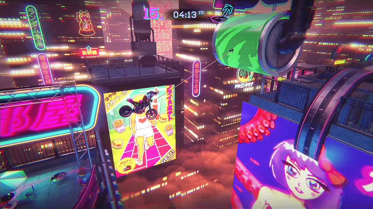 图片[1] [PC]特技摩托：血龙/Trials of the Blood Dragon | 游戏截图
