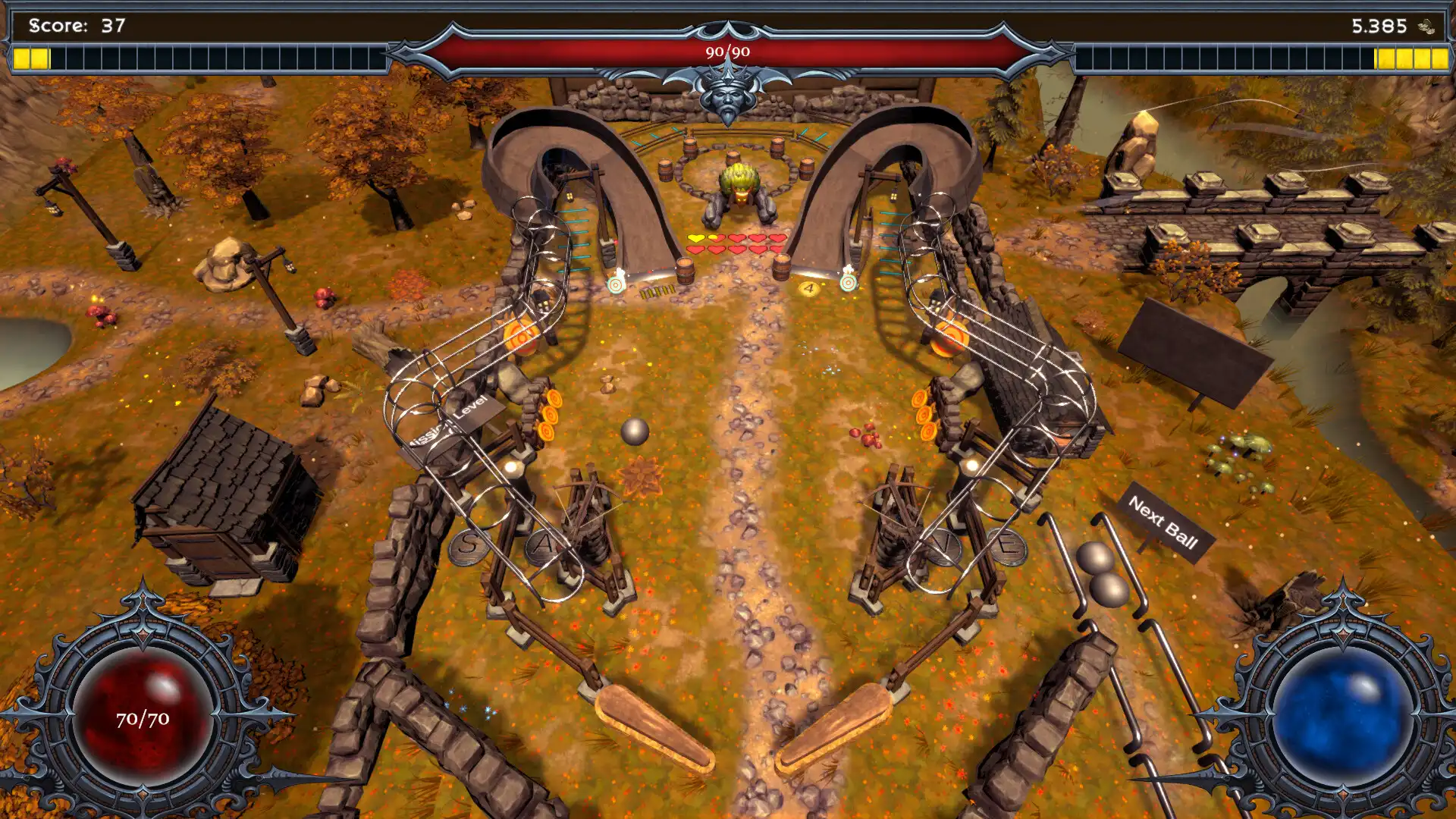 图片[1] [PC]魔法弹球/Runix: Pinball Roguelike | 游戏截图