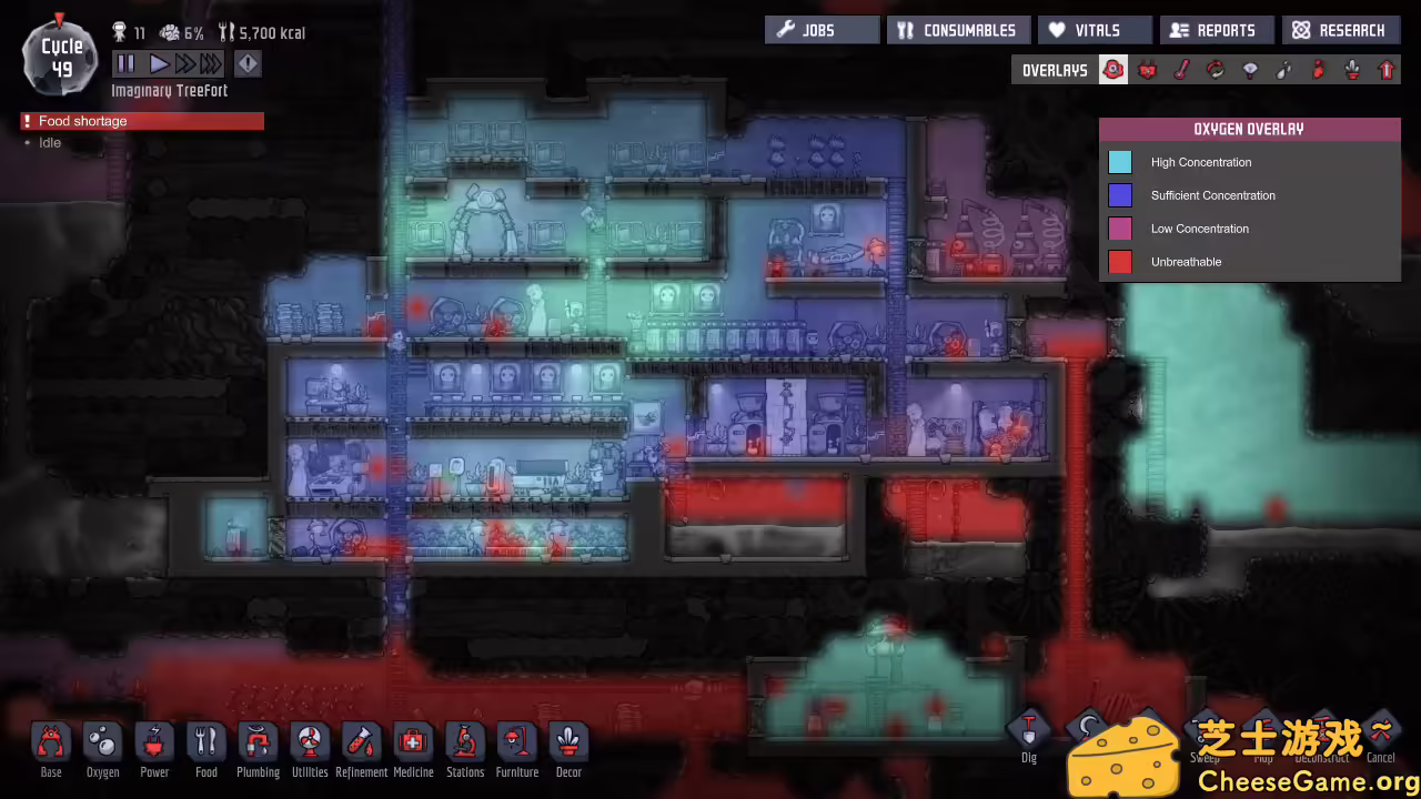 [PC]缺氧：眼冒金星/Oxygen Not Included