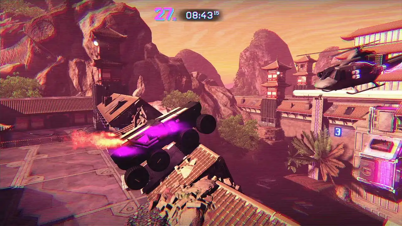 图片[3] [PC]特技摩托：血龙/Trials of the Blood Dragon | 游戏截图