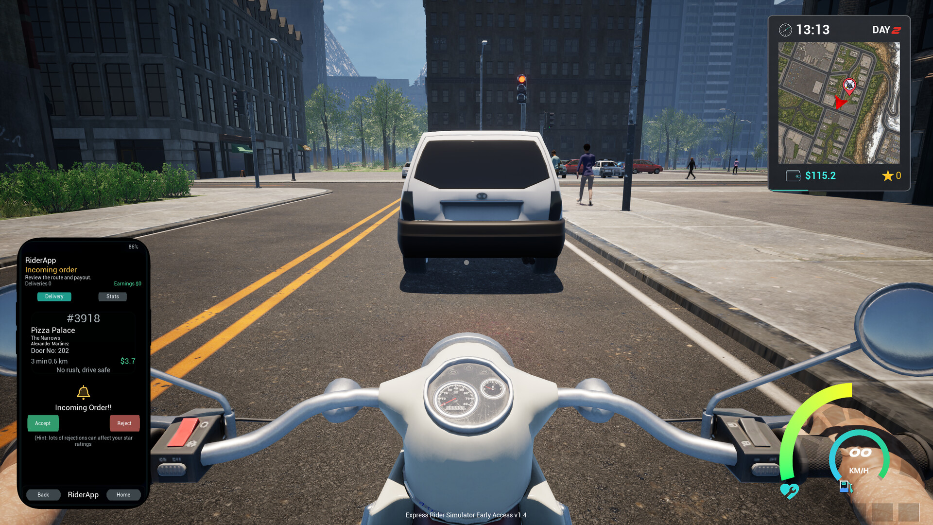 图片[2] [PC]极速骑手模拟器/Express Rider Simulator | 游戏截图