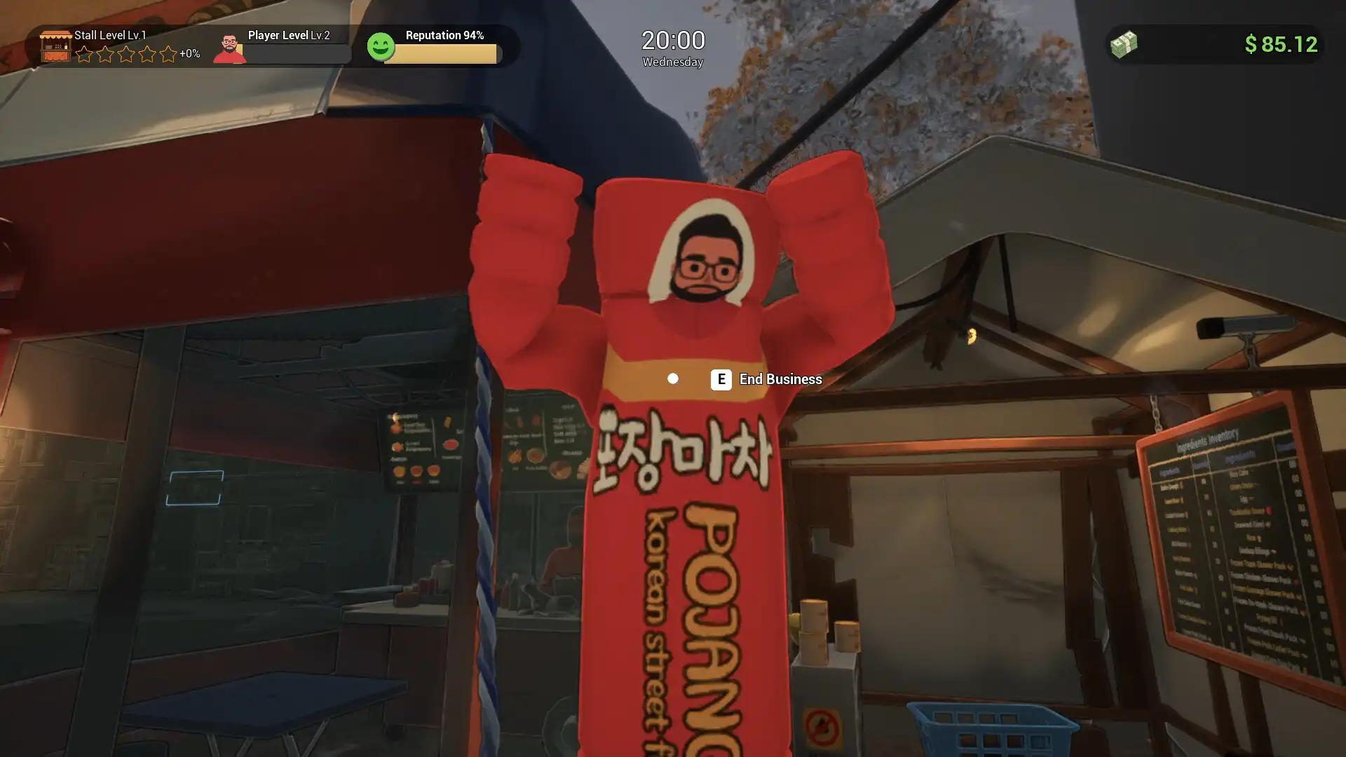 [PC]POJANGMACHA : 韩国街头美食经营模拟器/POJANGMACHA : Korean Street Food Management Simulator