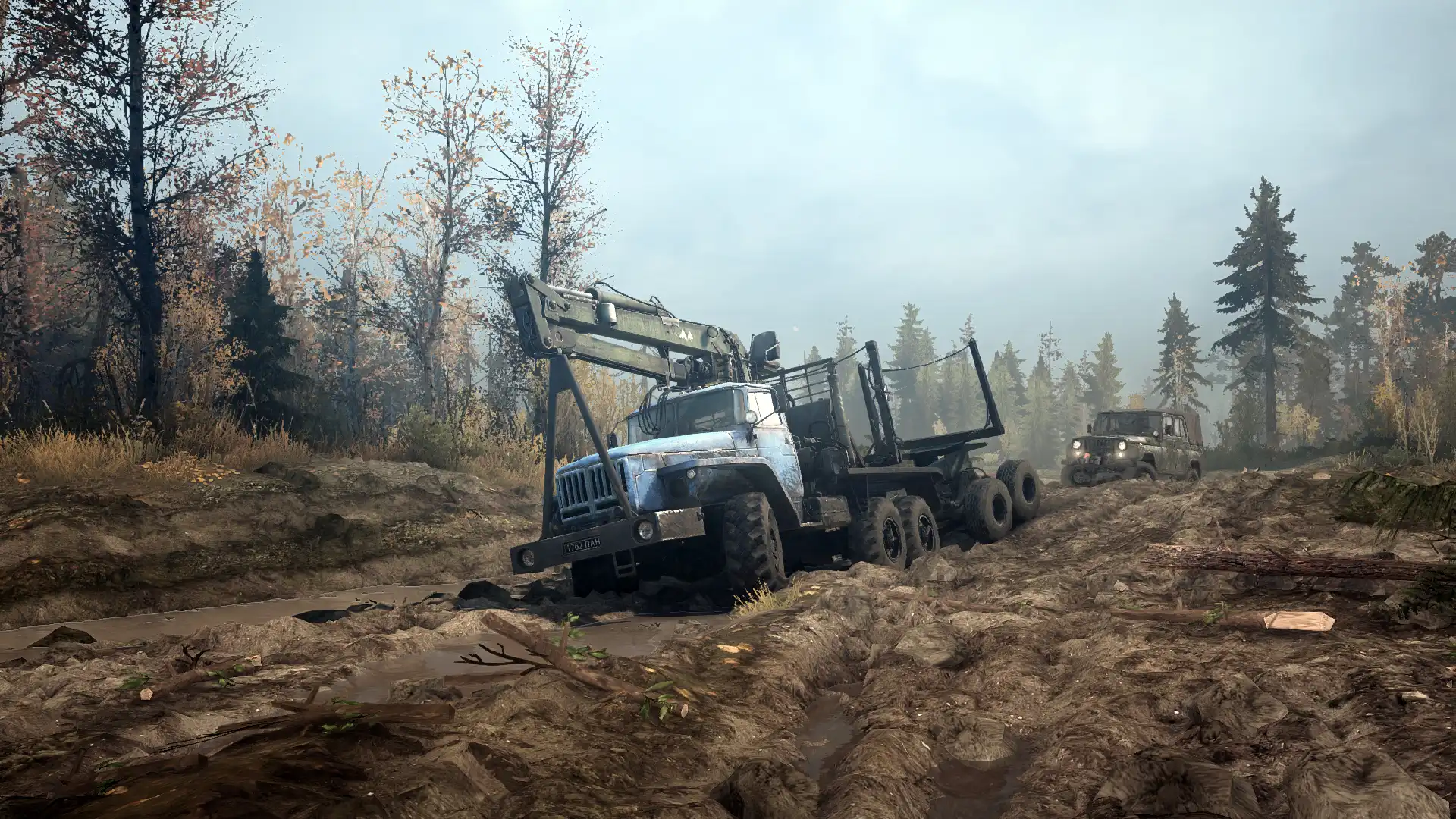 图片[2]-[PC]旋转轮胎：泥泞奔驰/Spintires: MudRunner