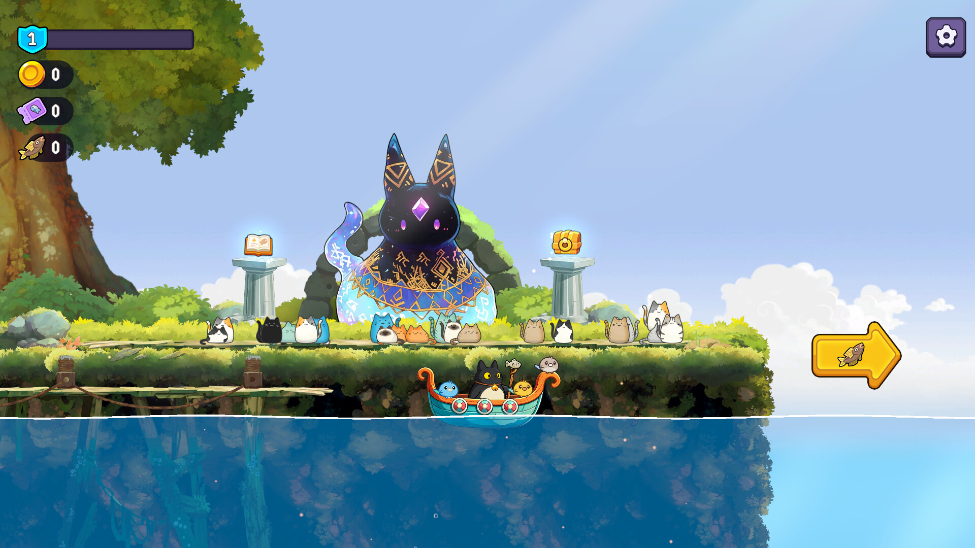 图片[1] [PC]悠哉捕鱼/Fish to Cats: Catch & Feed                            新游发布 | 游戏截图