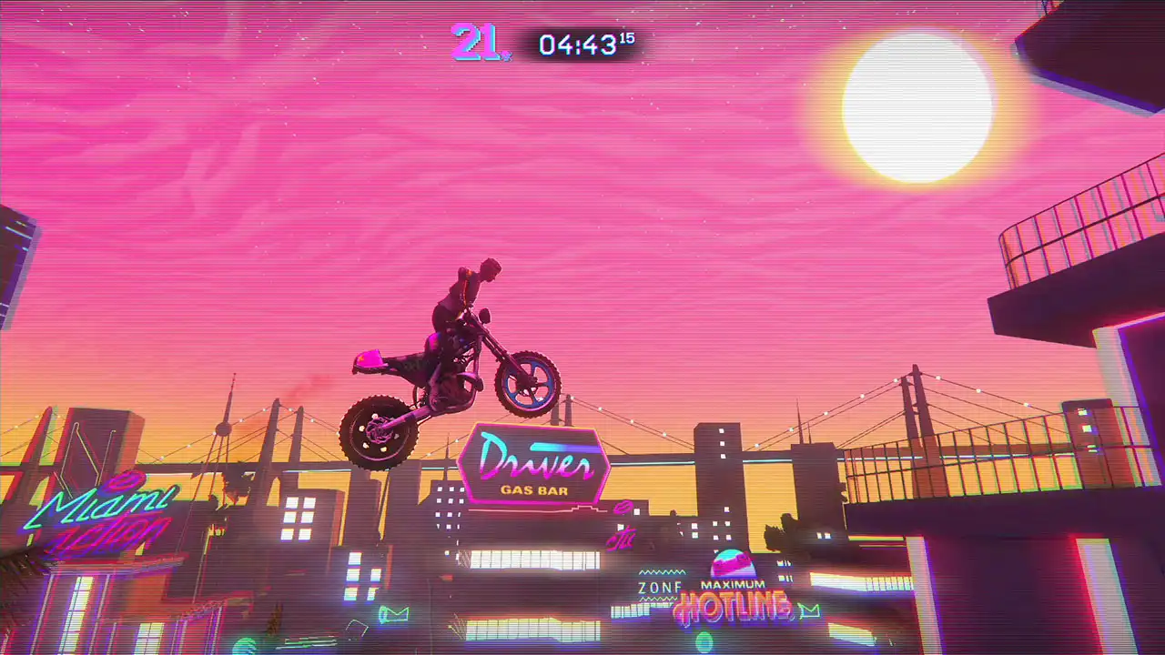 图片[6] [PC]特技摩托：血龙/Trials of the Blood Dragon | 游戏截图