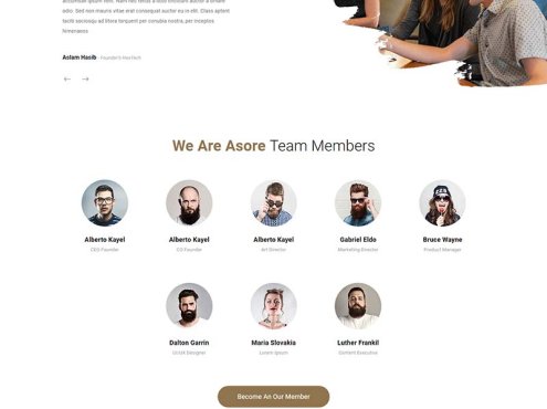 大气的企业产品展示html5模板