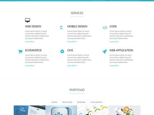 通用的手机app介绍展示模板