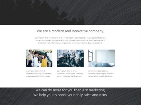 设计机构官网CSS3模板 单页模板