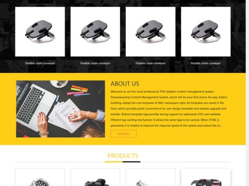 织梦模板 响应式五金电器出口英文外贸类网站源码 HTML5五金电子产品外贸站长网站源码下载
