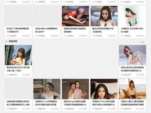 知更鸟MM图片采集站源码 自带7条有效采集规则 WordPress内核